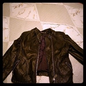 Fox leather jacket